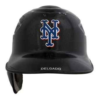2007 Carlos Delgado Game Used New York Mets Batting Helmet (Steiner)